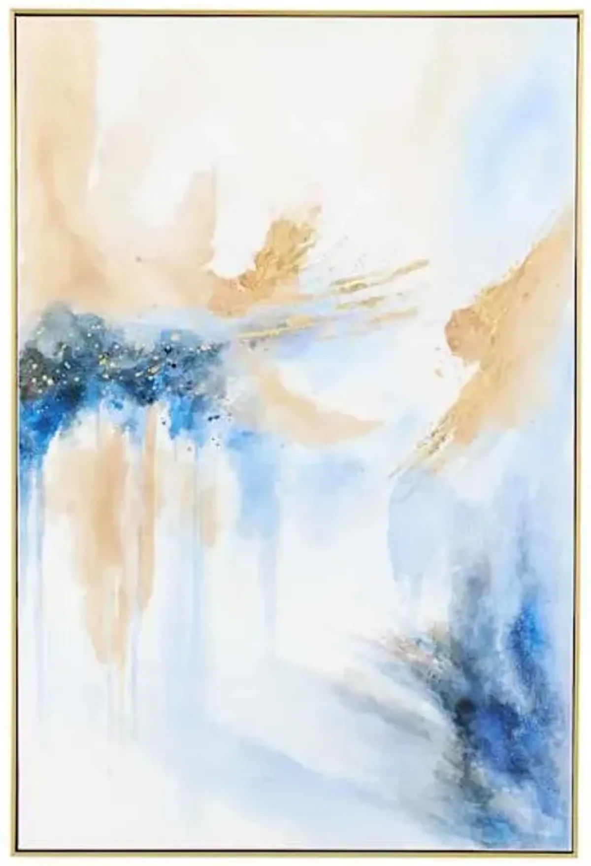 Framed Abstract Canvas Wall Art, 32x47