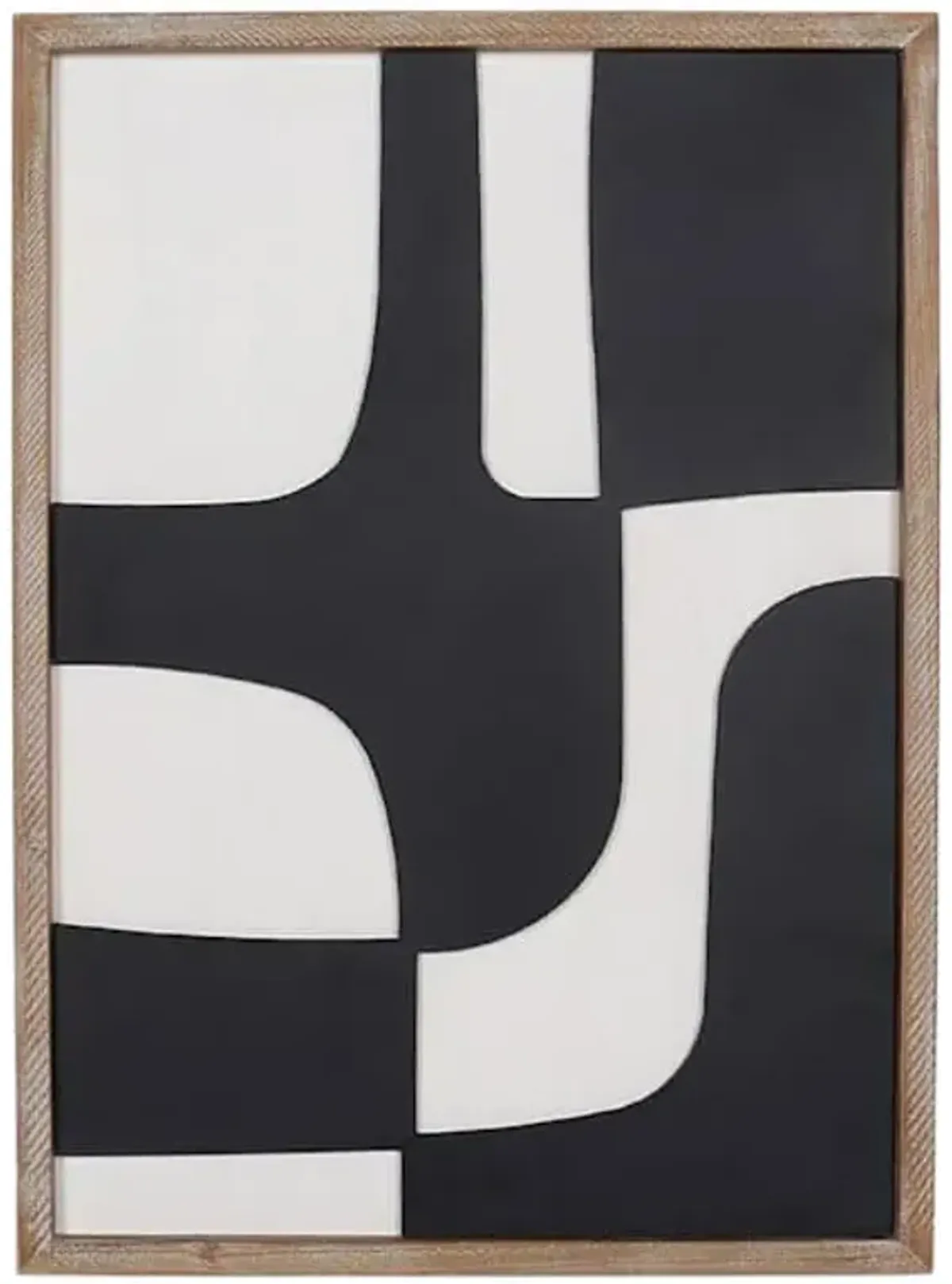 Crosby St. Abstract Wooden Wall Decor, 16x22