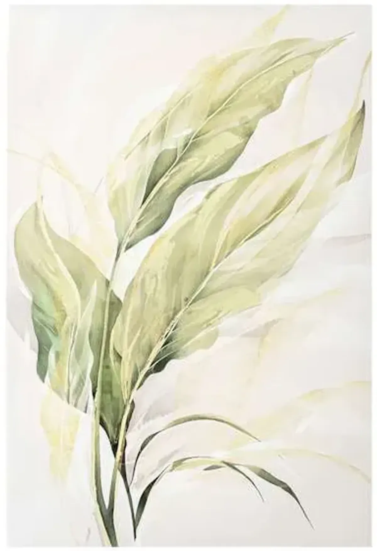 Leaves Canvas Wall Art, 24x35