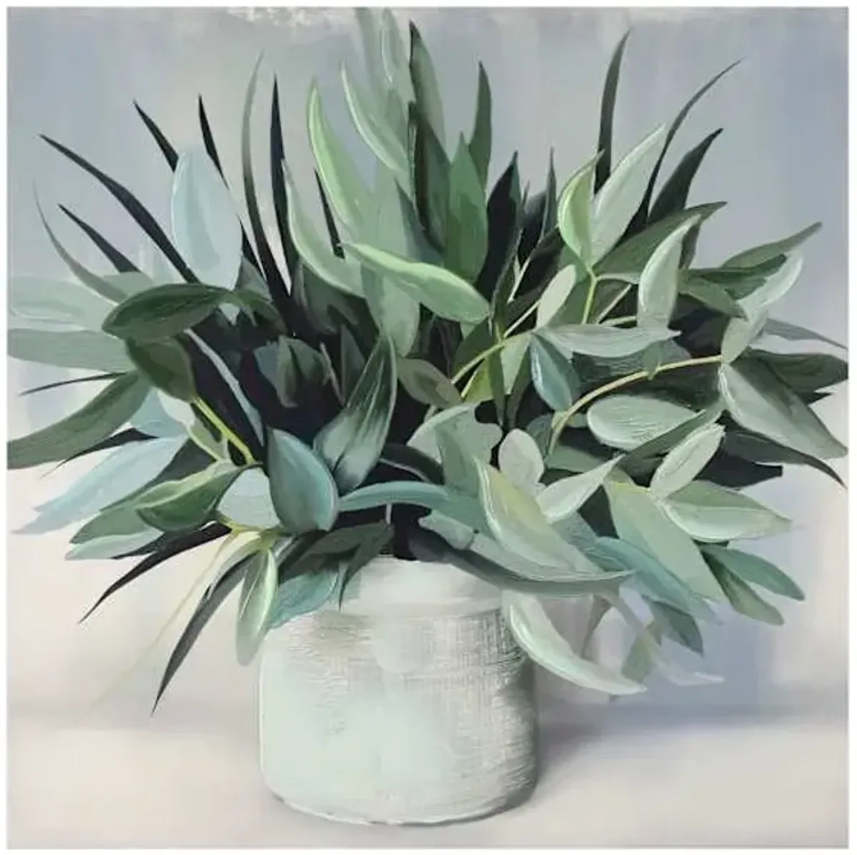 Greenery Canvas Wall Art, 24"