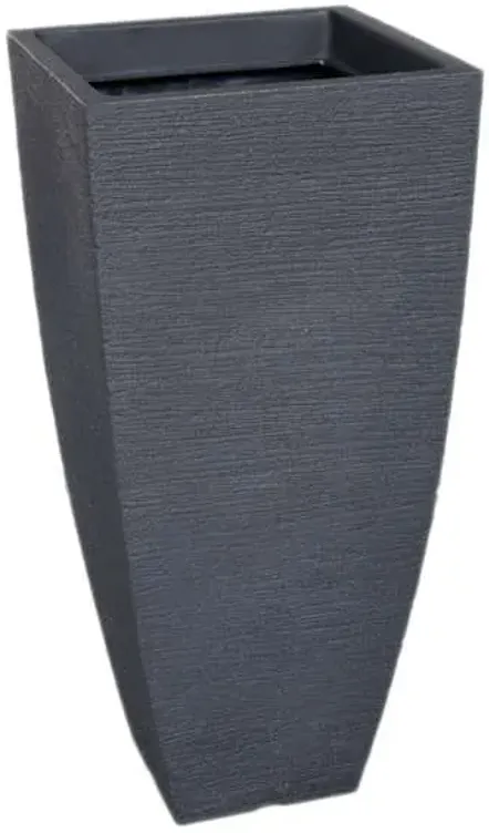 Japi Slim Square Modern Outdoor Planter, Small