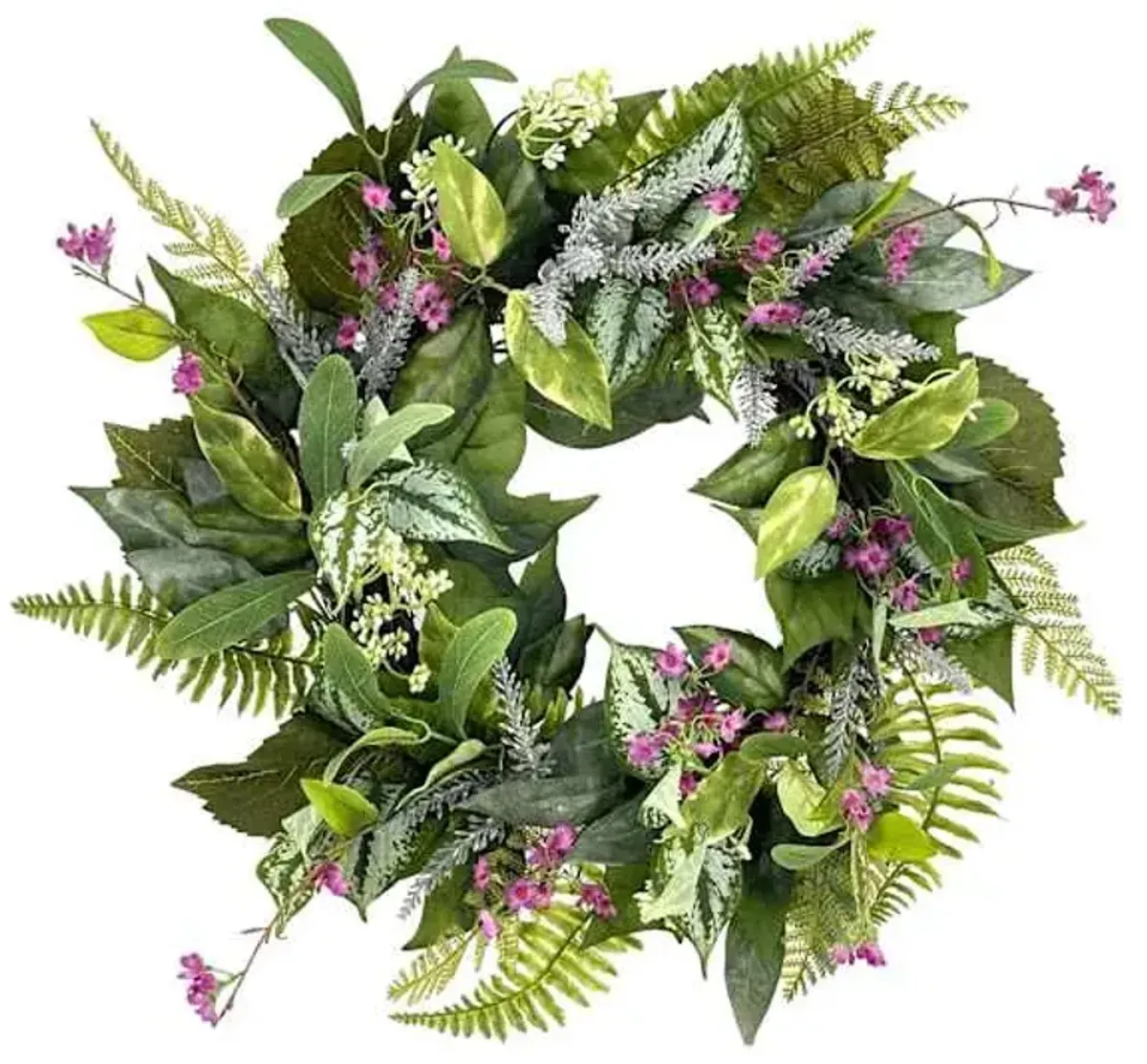 Waxflower & Lavender Wreath, 24"