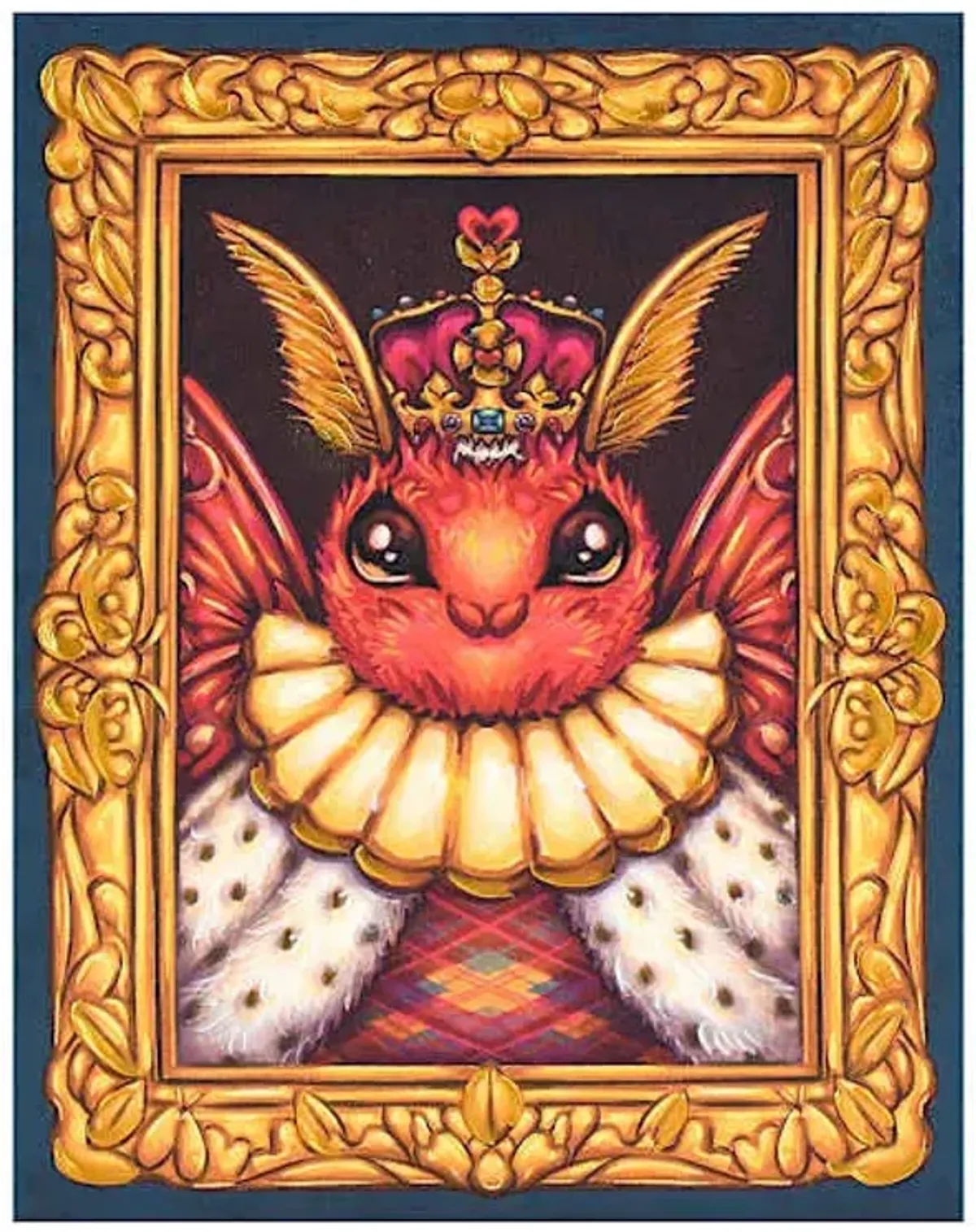 SCADpro Moth Queen Canvas Wall Art, 11x14