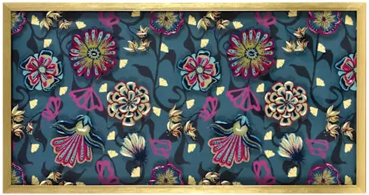 SCADpro Glass Framed Time Traveler Print Wall Art, 31x16