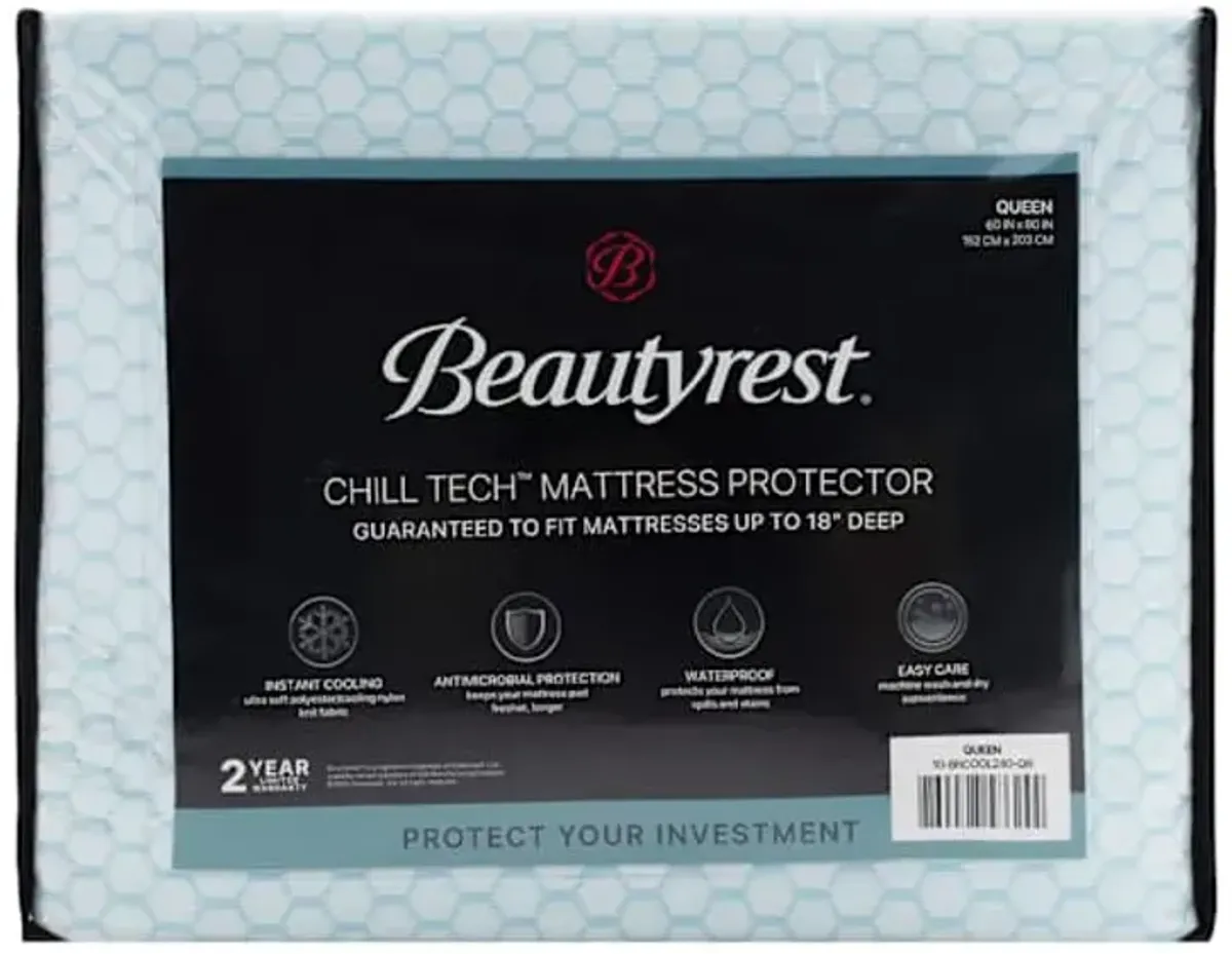 Beauty Rest Chill Tech Mattress Protector, Queen