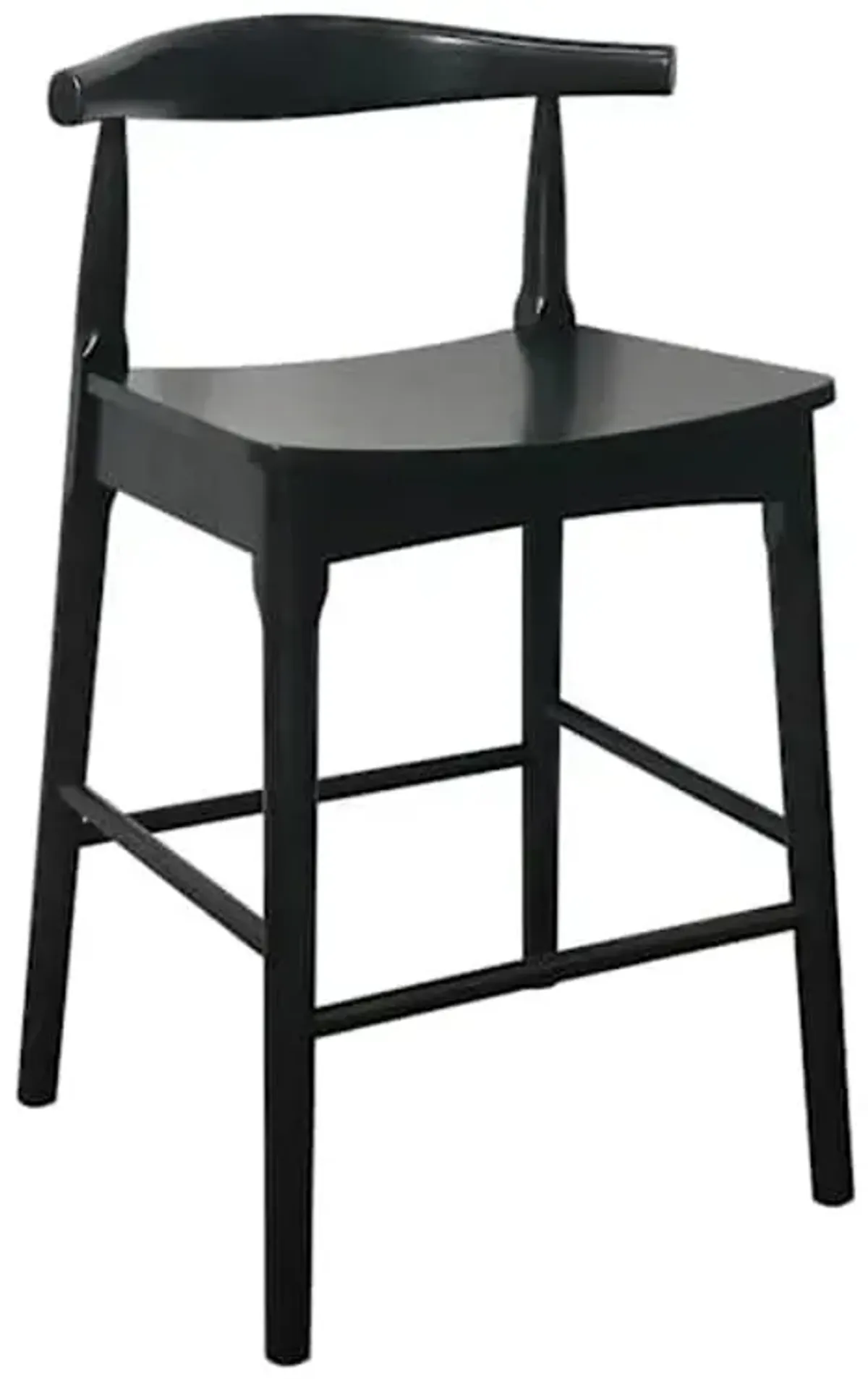 Aurora Wooden Counter Stool, Espresso Finish