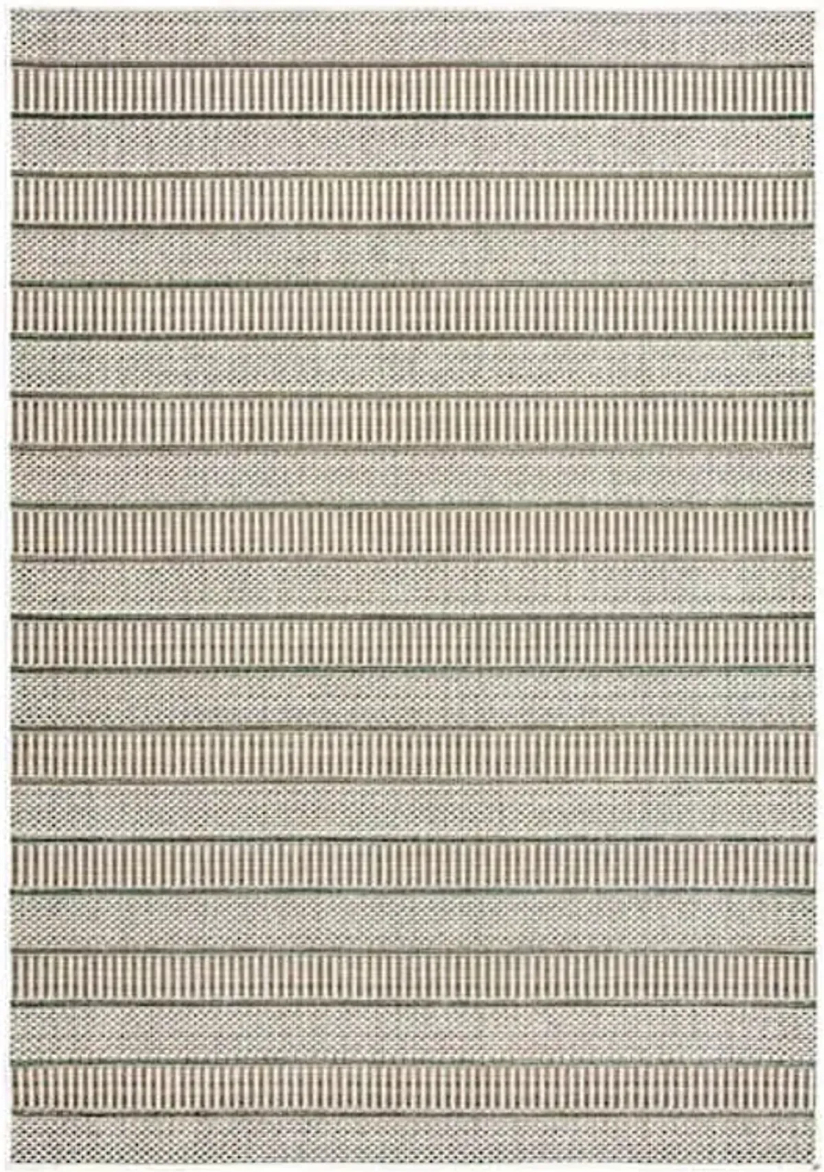 (E539) Honeybloom Colourscape Heritage Striped Outdoor Area Rug, 5x7