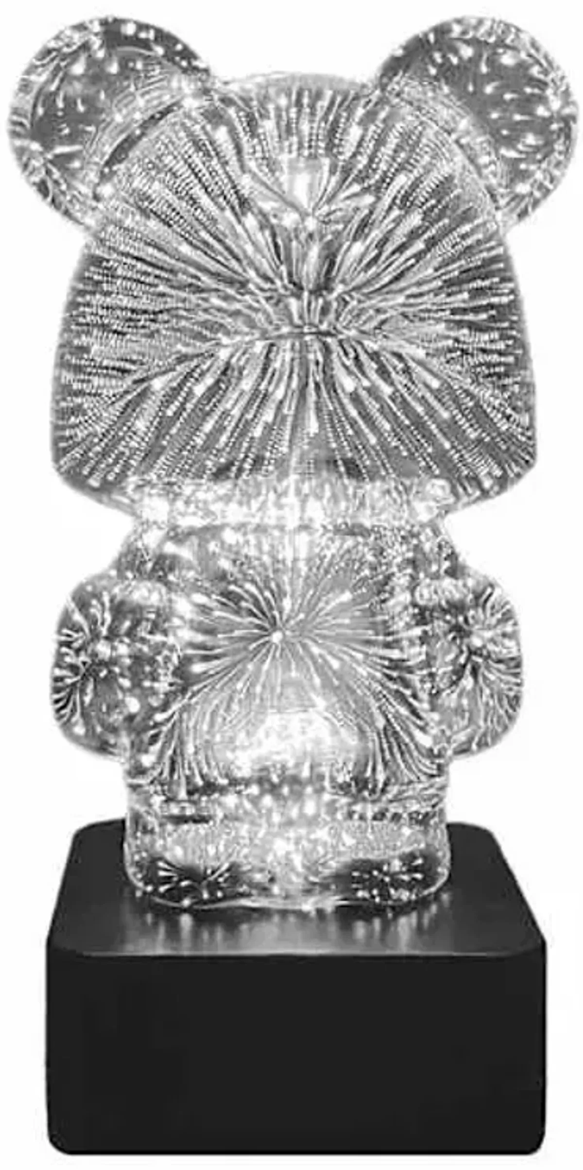 Star Effect Bear Lamp, 8"