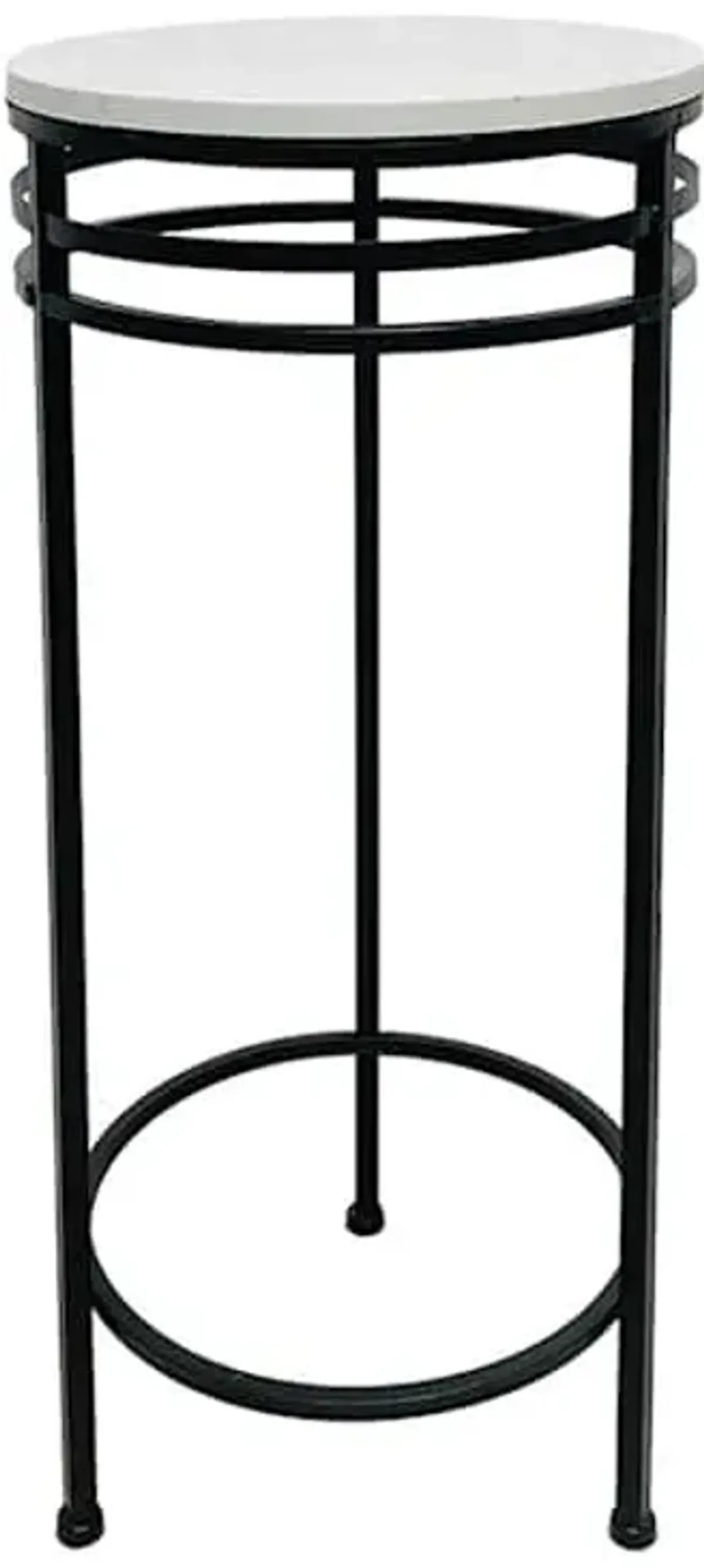 Marble Top Plant Stand, Large