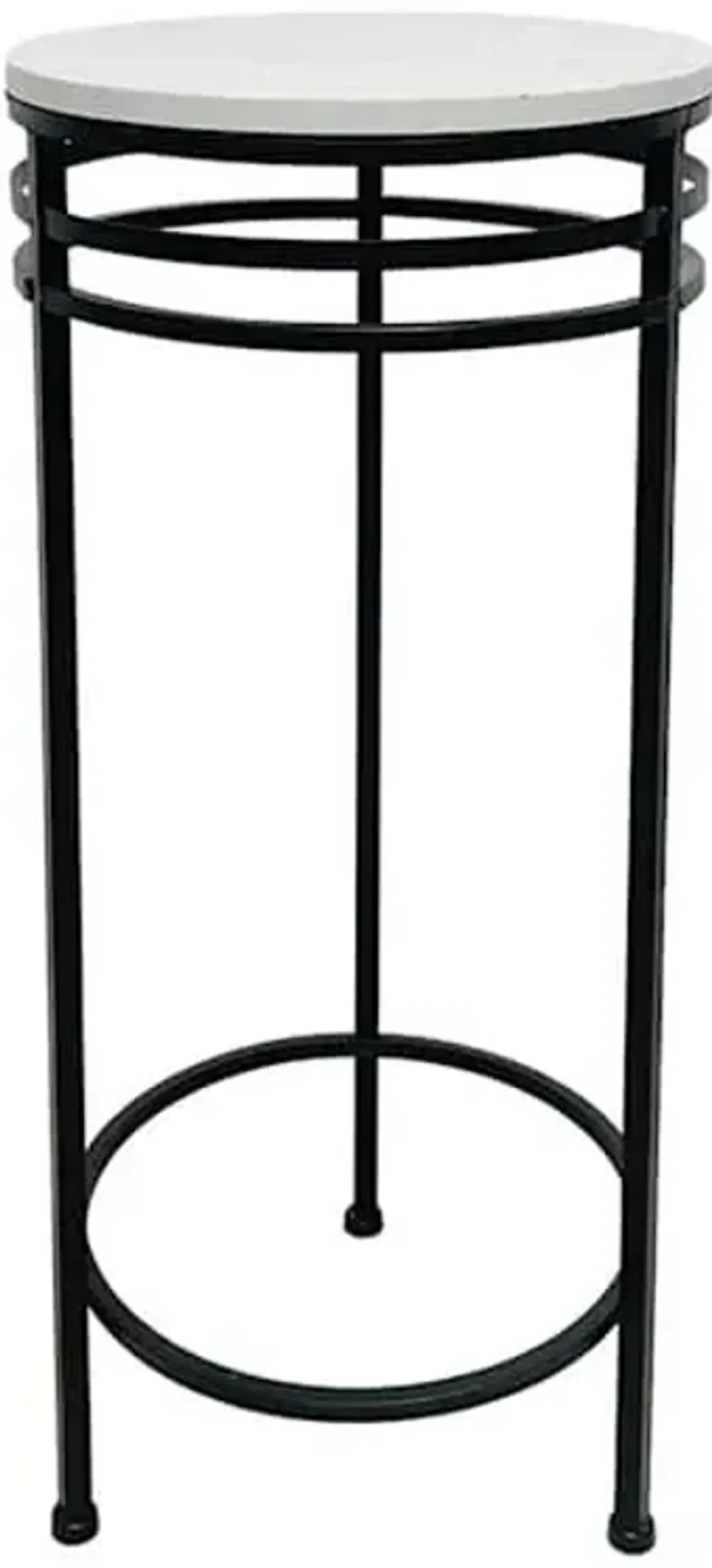 Marble Top Plant Stand, Small