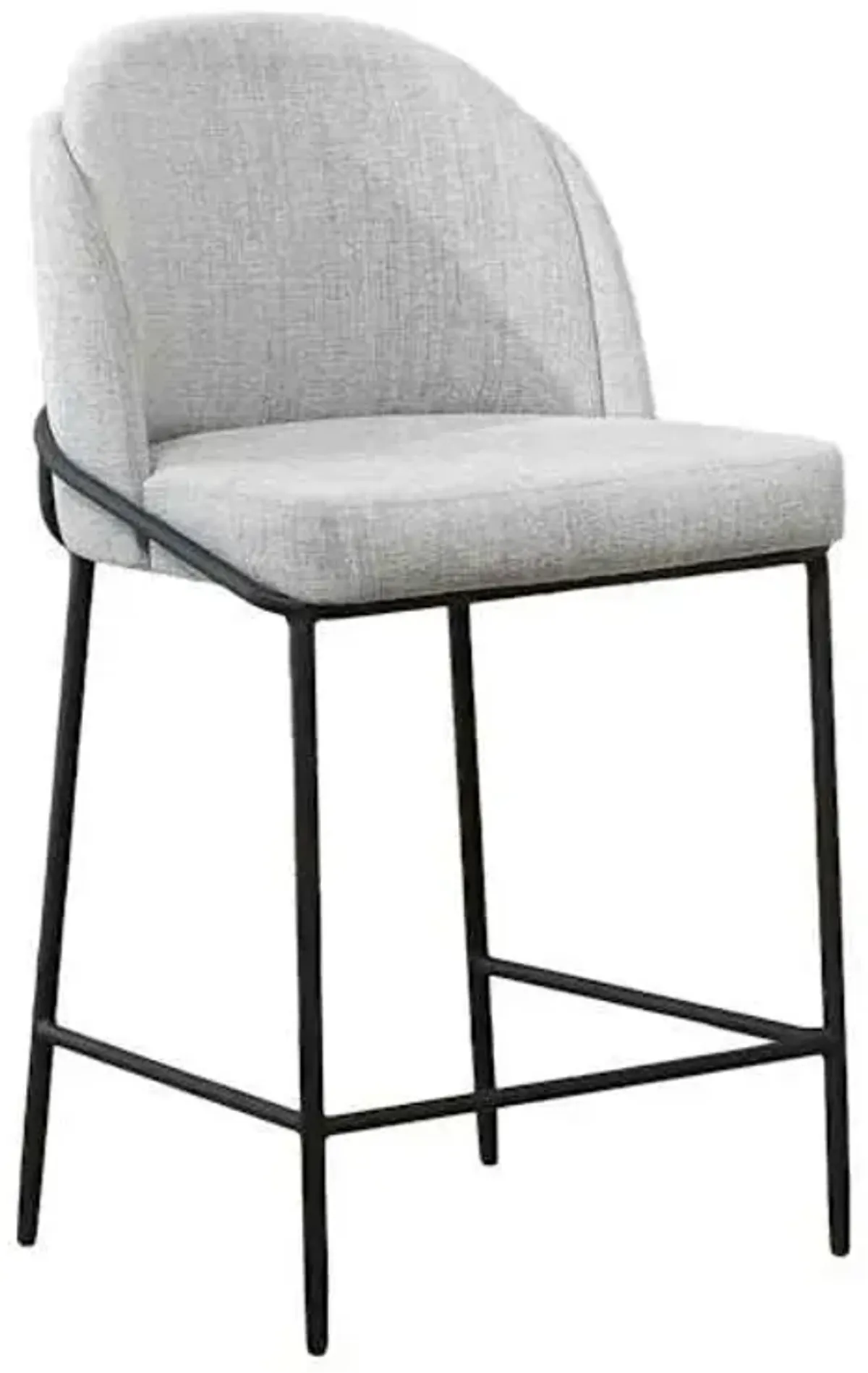 Aria Counter Stool, Light Grey