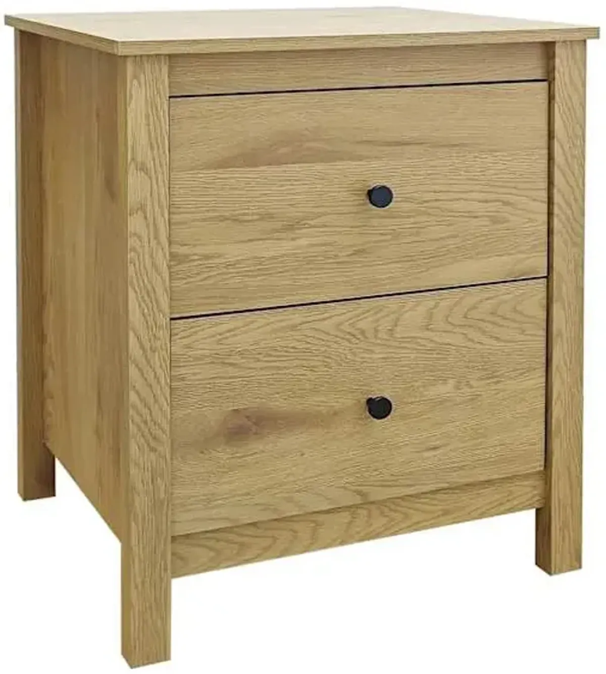Taylor Wooden Nightstand, Honey Oak Finish