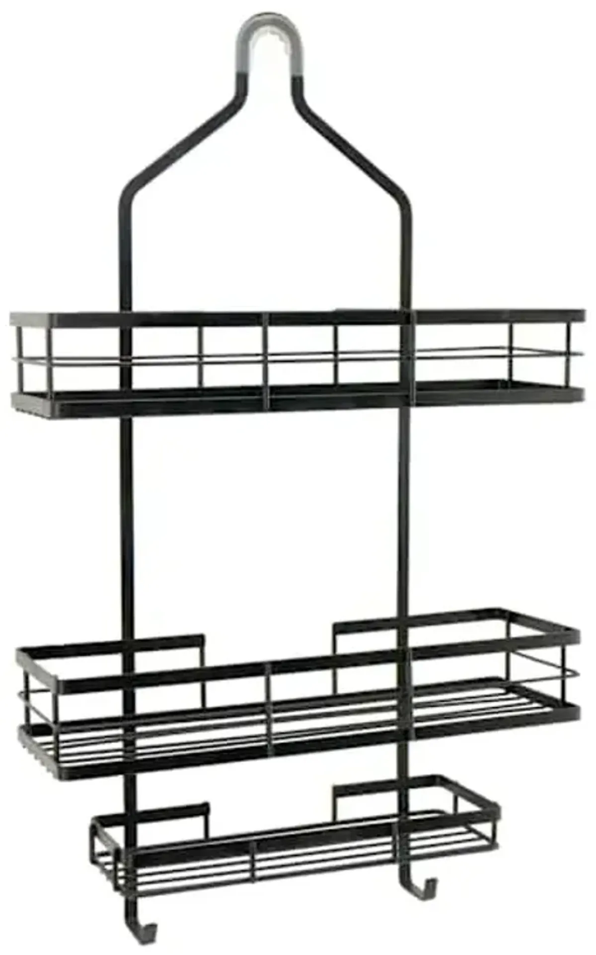 Keller Black Rectangle Shower Caddy