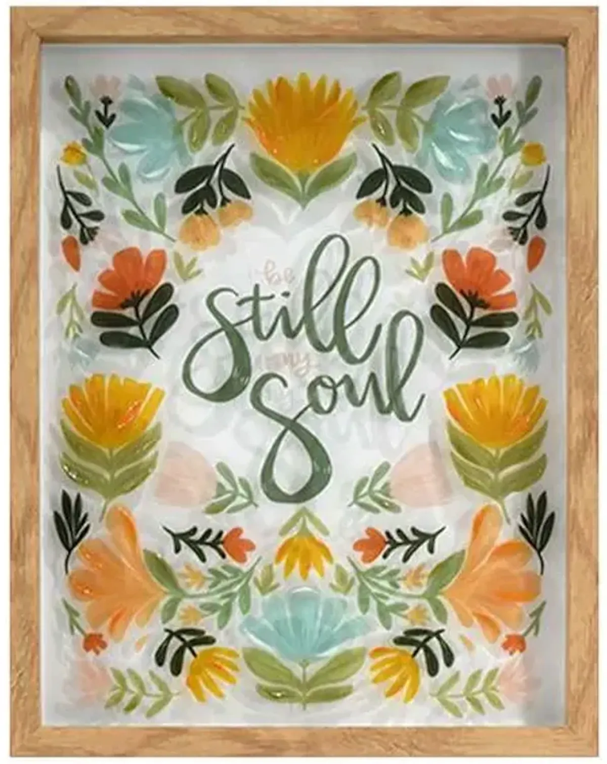Glass Framed Still Soul Print Wall Art, 11x14
