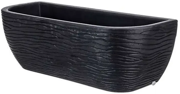 Black Wall Outdoor Planter, Large