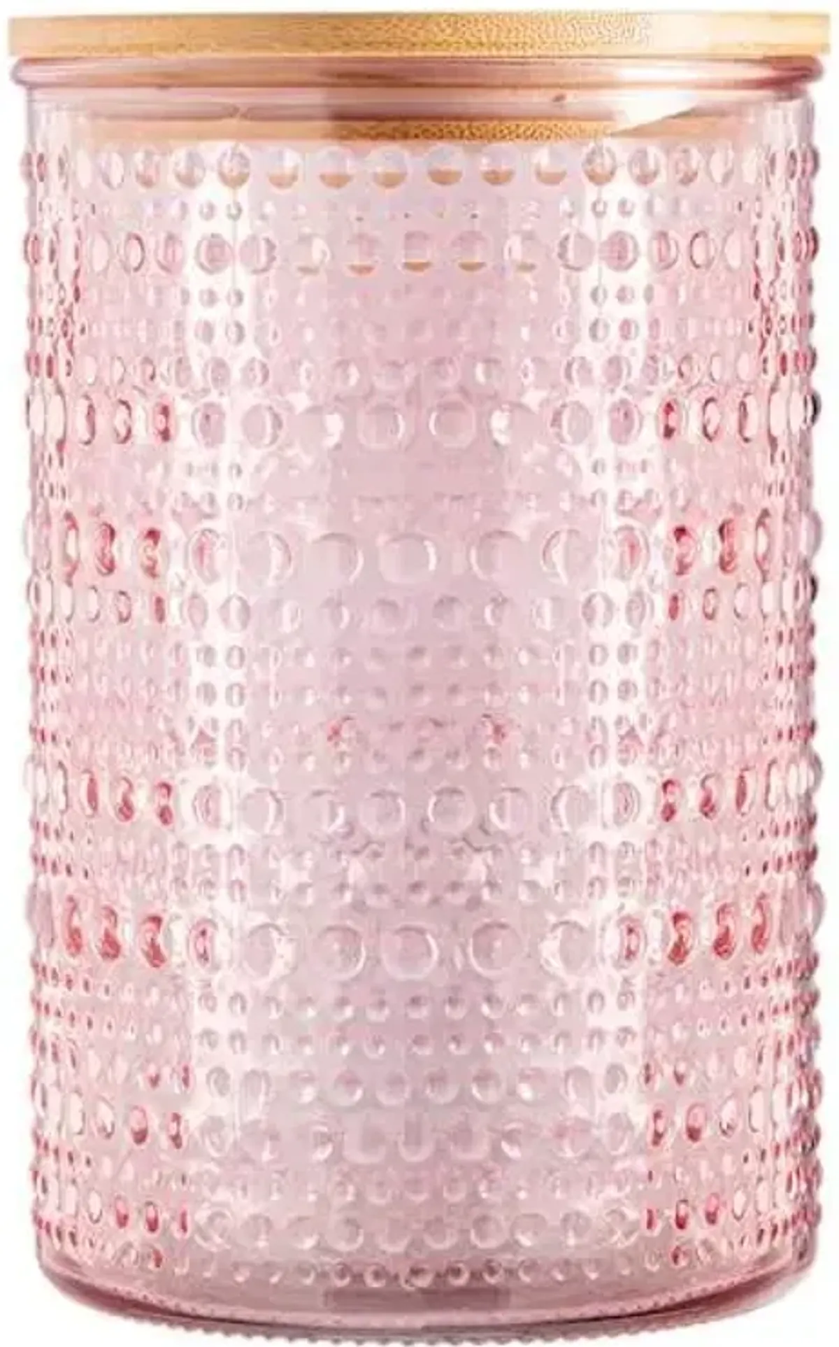 Halo Blush Pink Canister with Bamboo Lid, 52oz