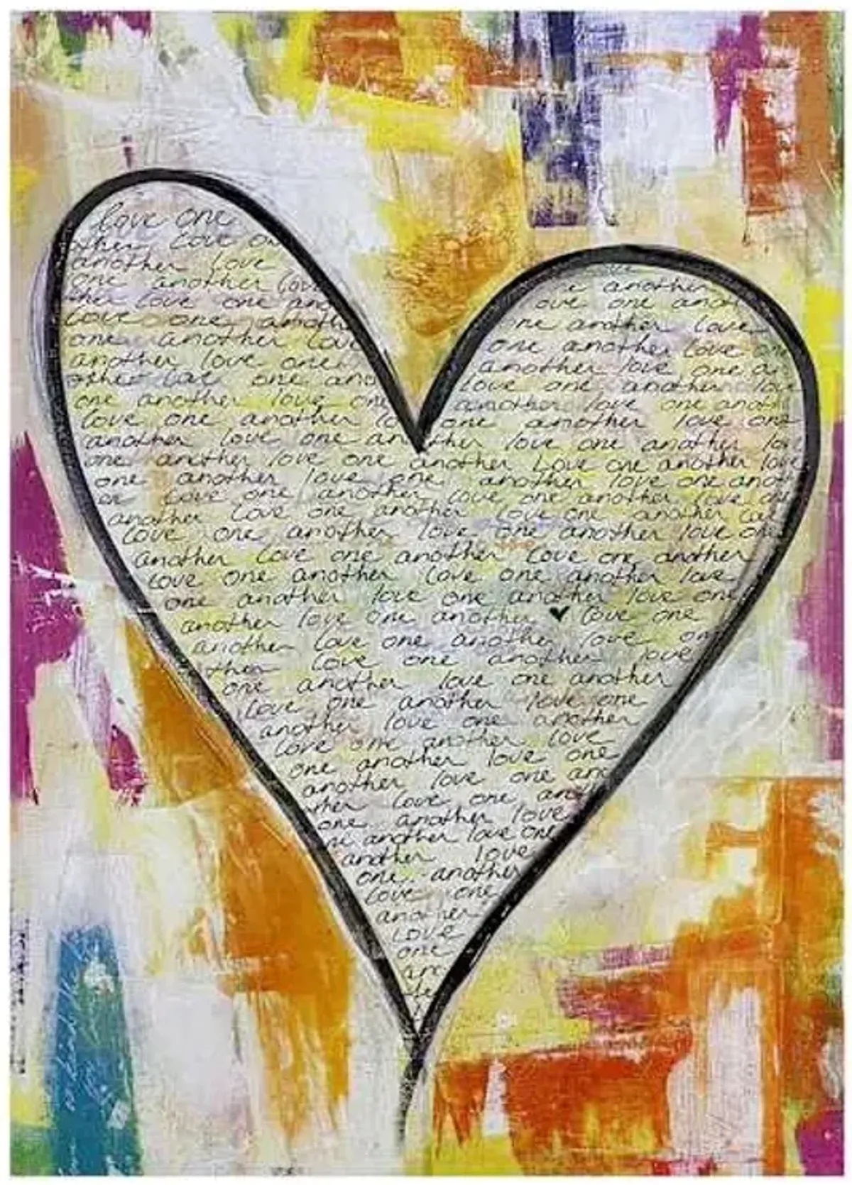 Love Ya Canvas Wall Art, 12x16