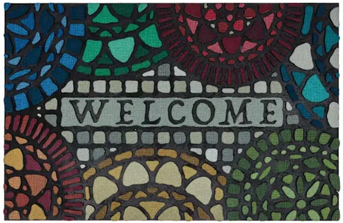 Stained Glass Doormat, 23x35