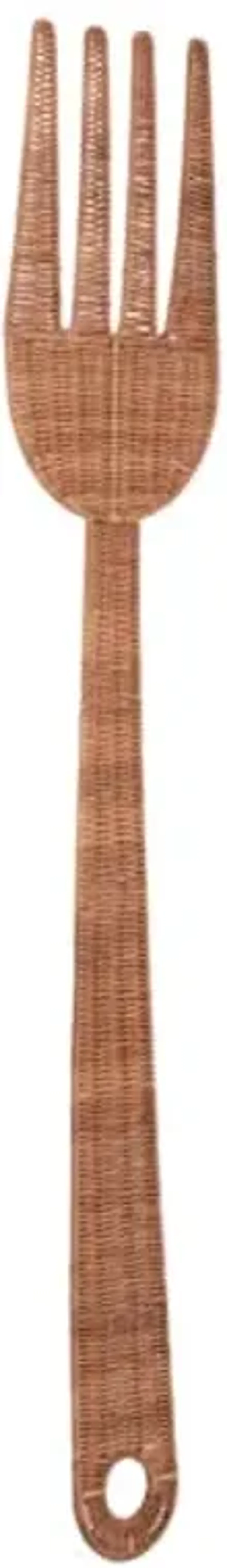Rattan Fork Wall Decor