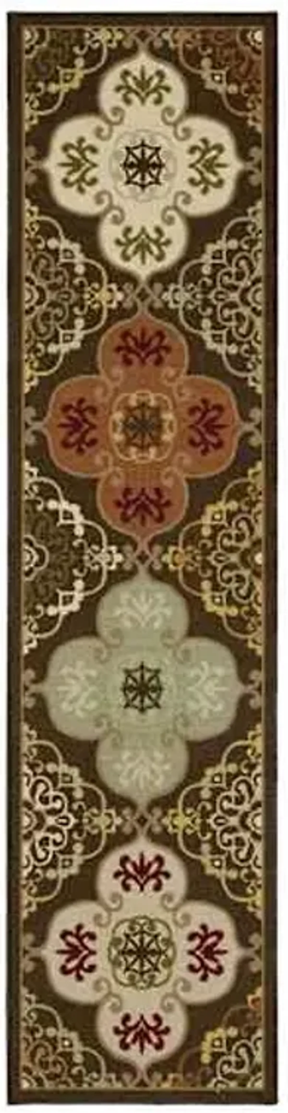(D622) Bellmoor Multicolor Ogee Runner, 2x7