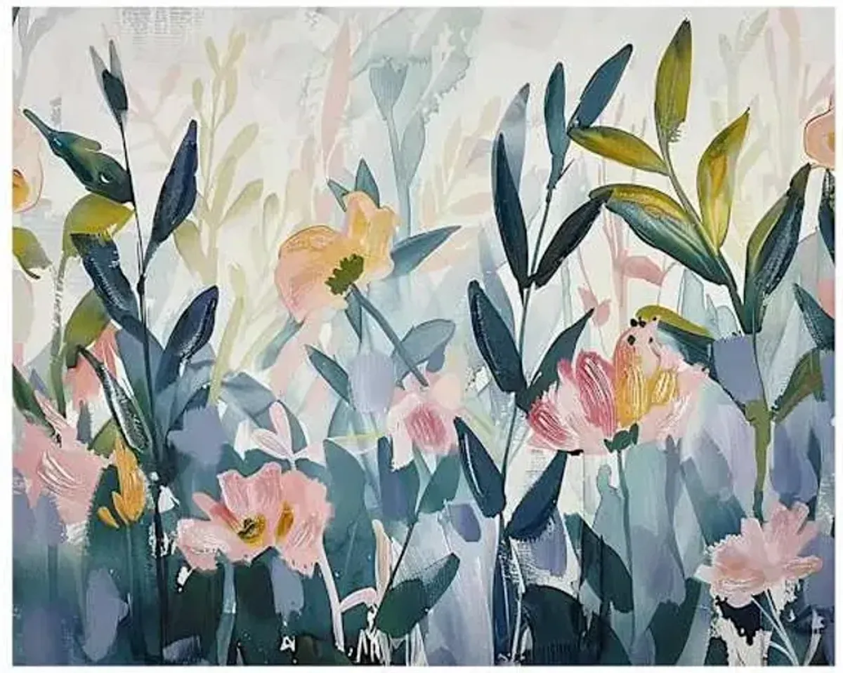 Floral Whispers I Canvas Wall Art, 24x18