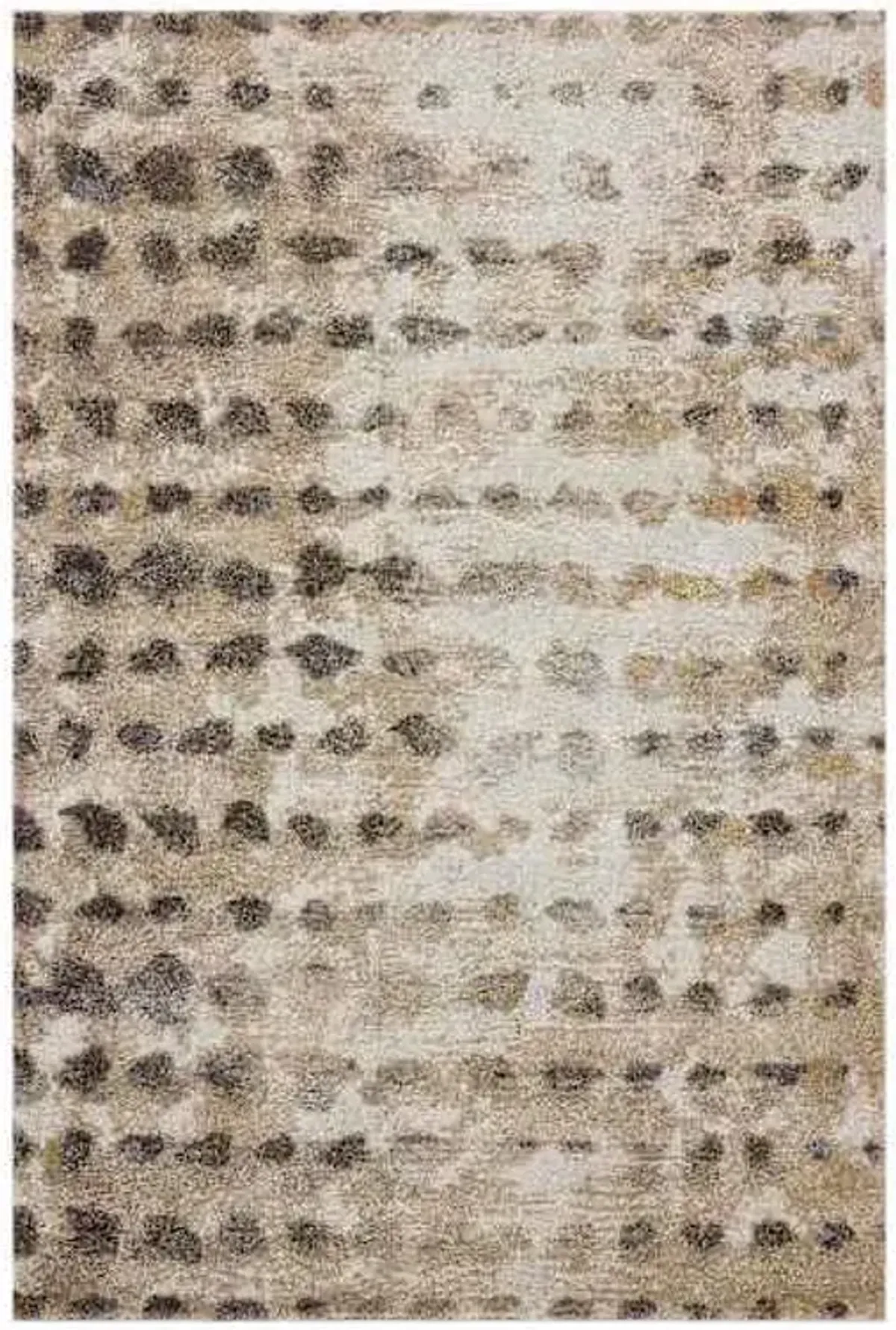 (A537) Cory Brown Painter Spalsh Area Rug, 8x10