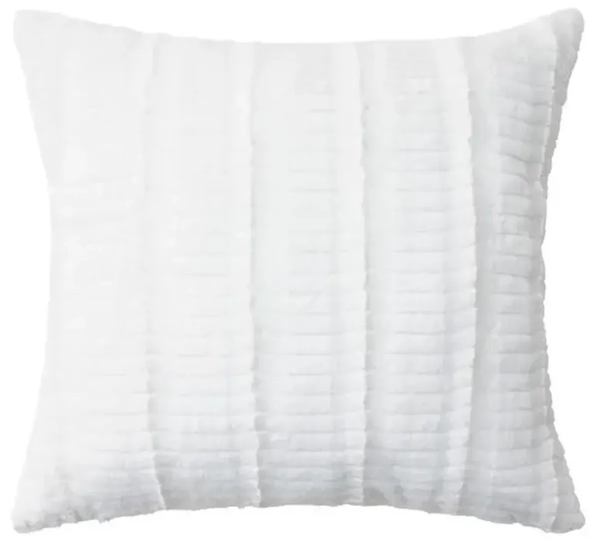 Logan Ivory Brush Throw Pillow, 24"