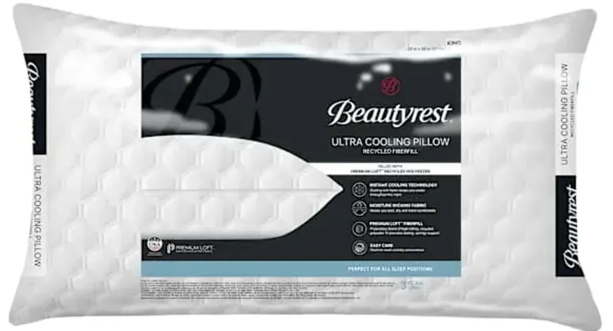 BeautyRest Ultra Cooling Bed Pillow, King