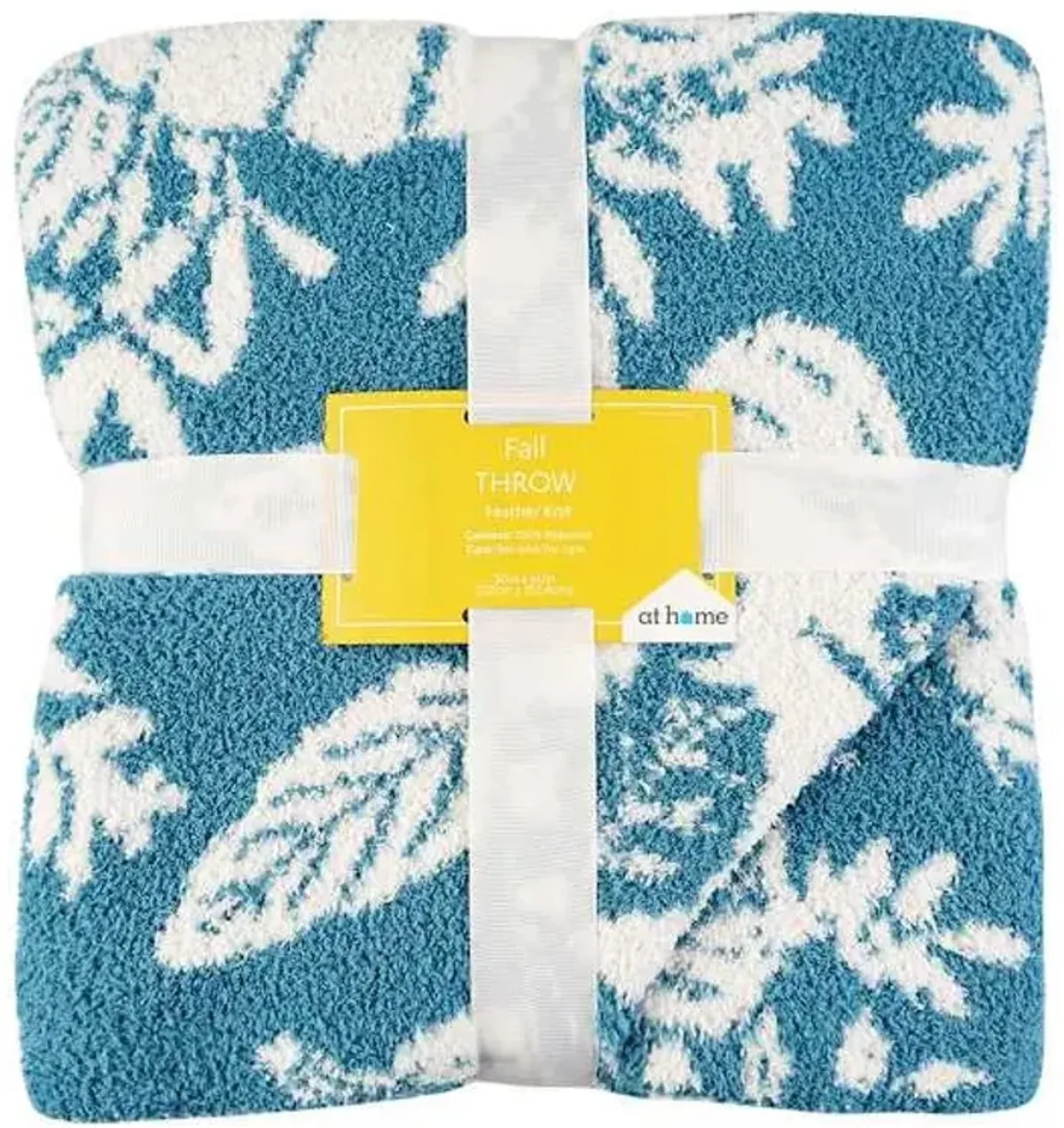 Teal Pumpkins Cozy Knit Throw Blanket, 50x60