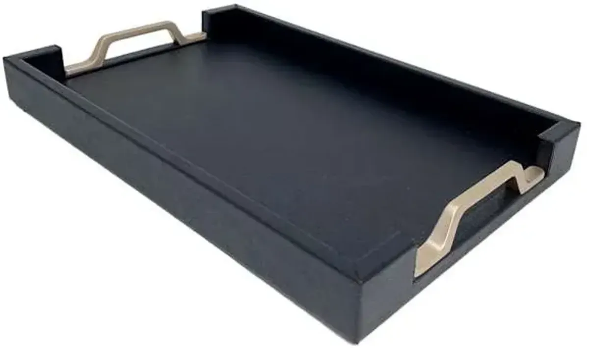 Black Wooden Tray, 15x10