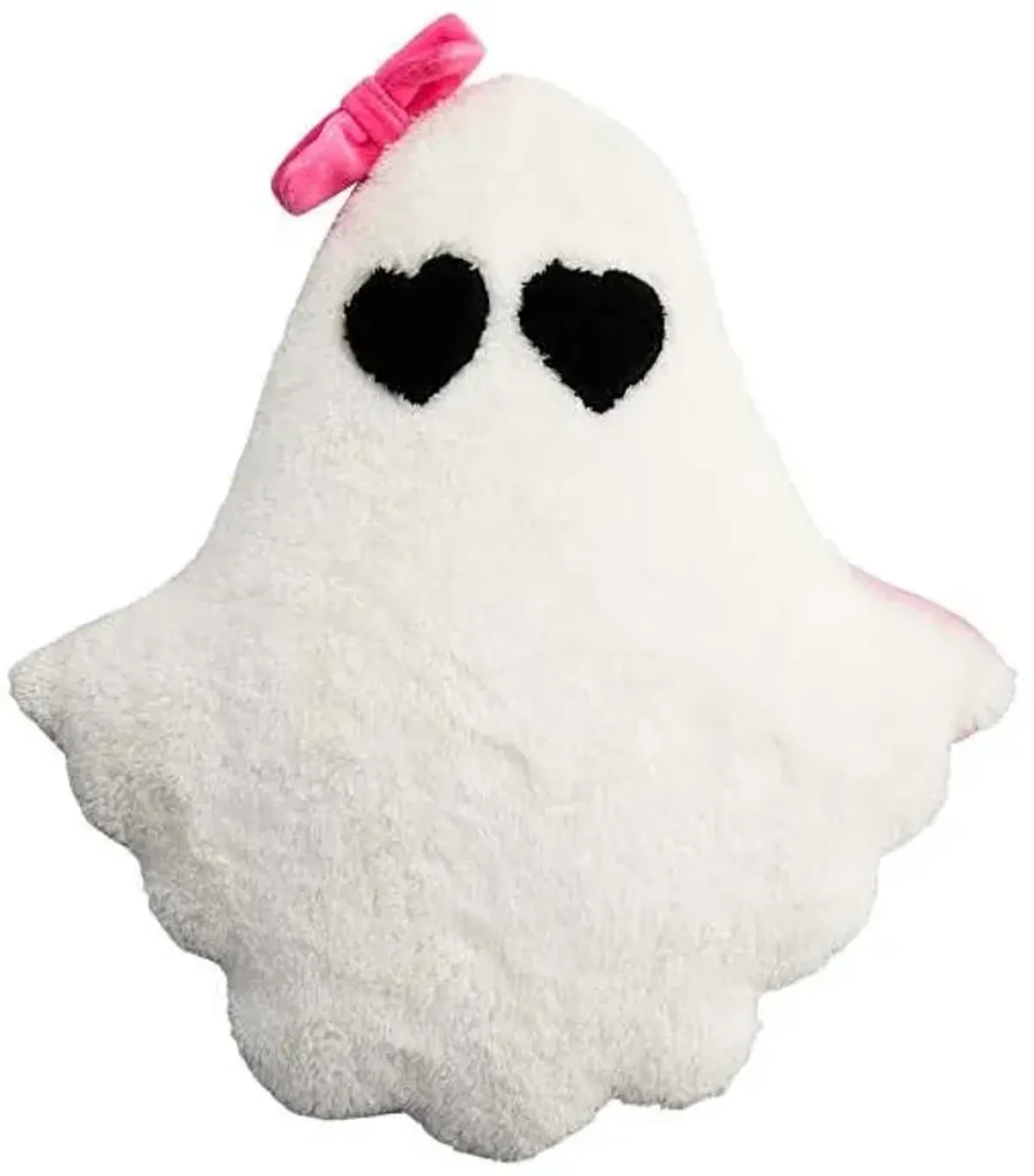 Hey Boo! Ghost Shaped Throw Pillow, 16x14