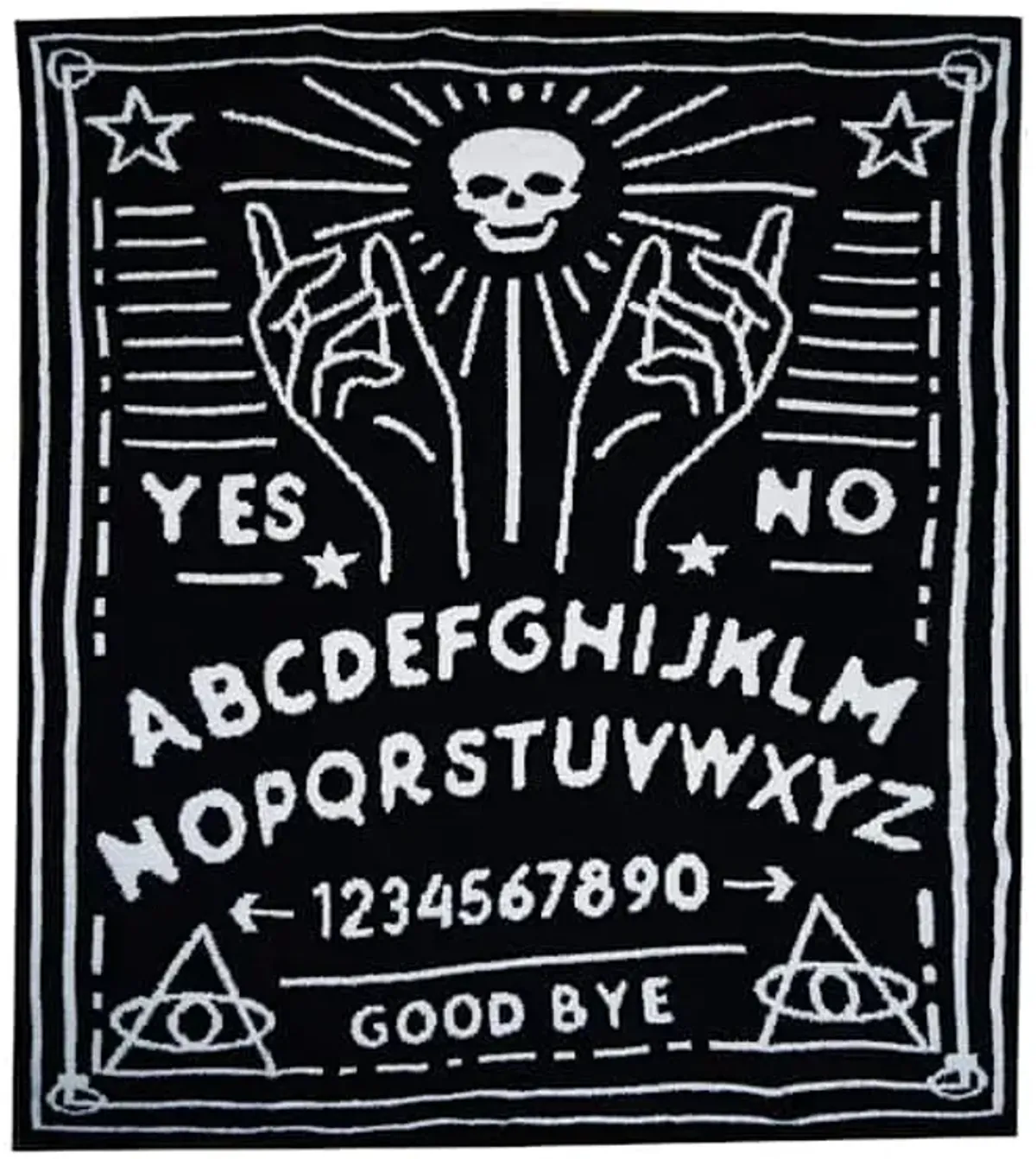 Ouija Board Shaped Throw Blanket, 50x60