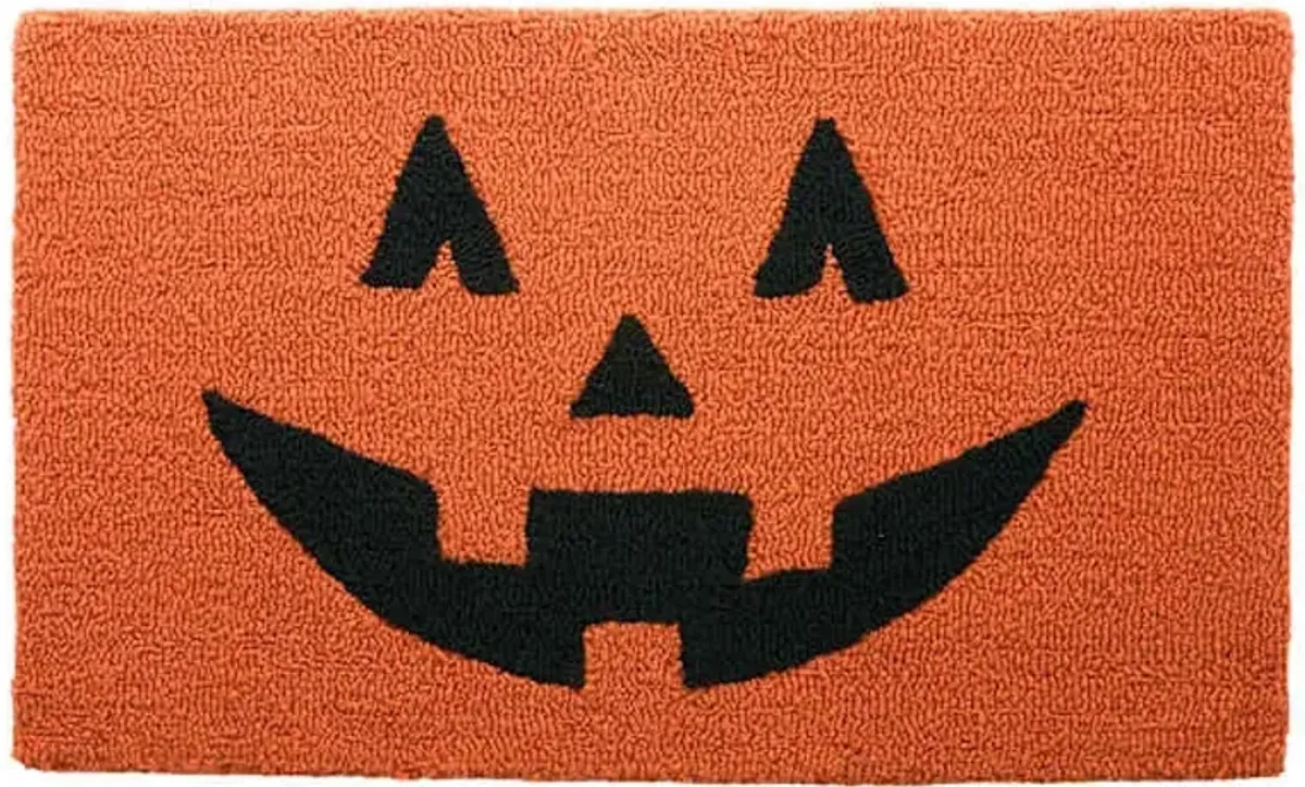 Happy Haunting Jack-o'-lantern Hook Accent Rug, 18x30