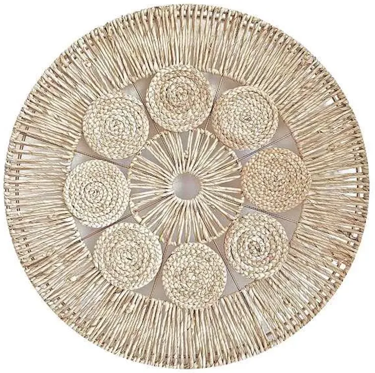 Woven Round Wall Décor, 30"