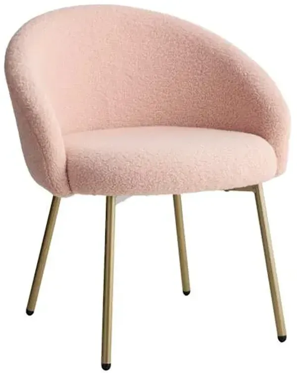 Jasmine Accent Chair, Pink