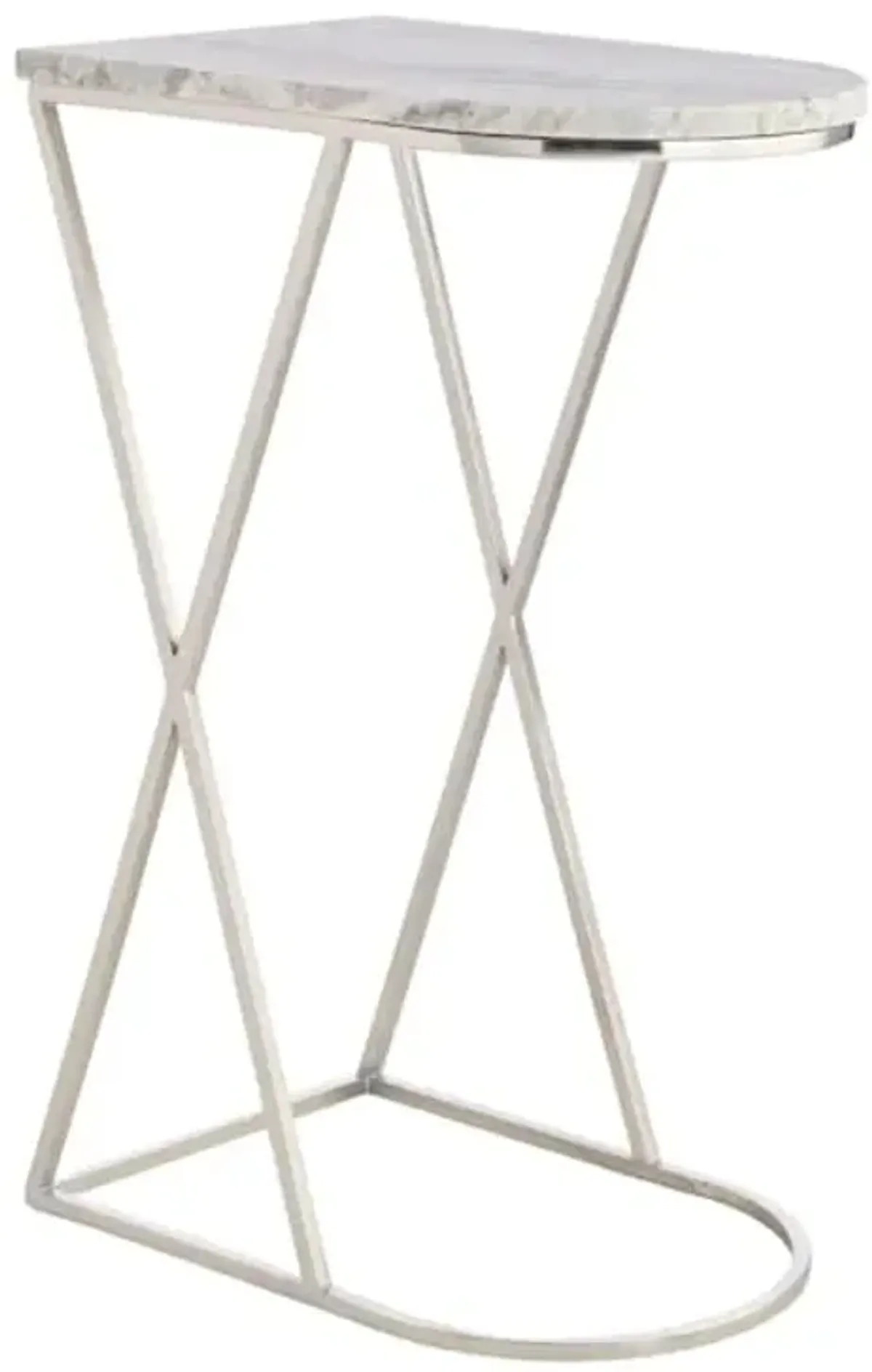 Crosby St. Aura Marble C-Table