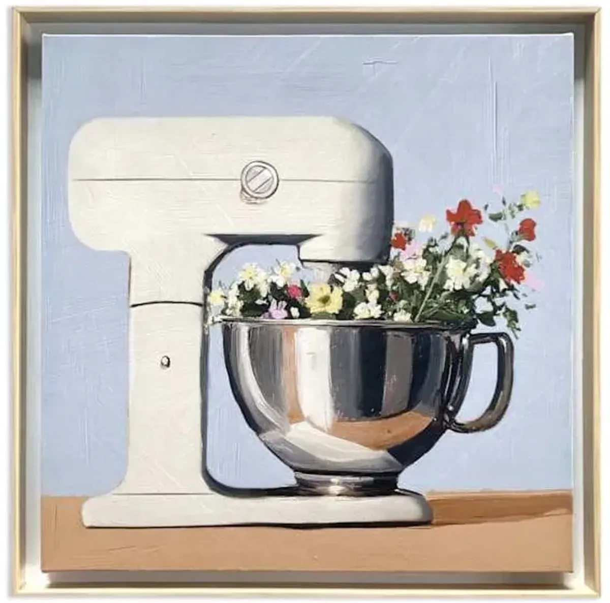 Floral Mixer Canvas Wall Art, 18"