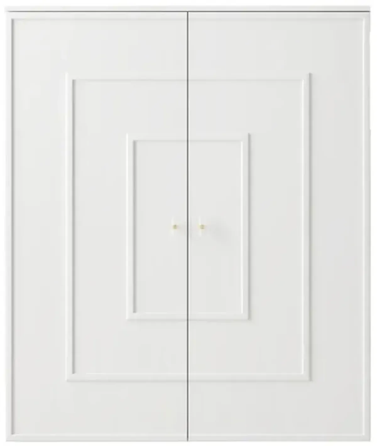 Tiffany Mini Fridge Storage Organizer Cabinet, White