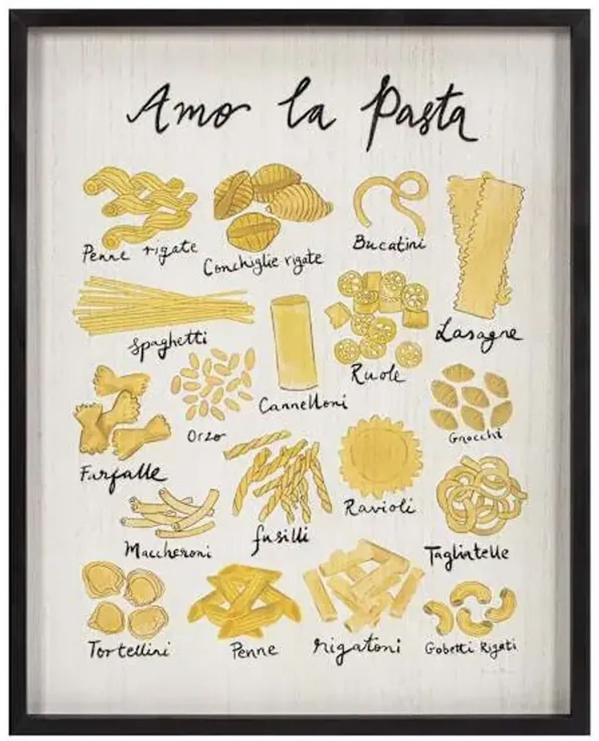 Ala Pasta Wall Art, 16x20