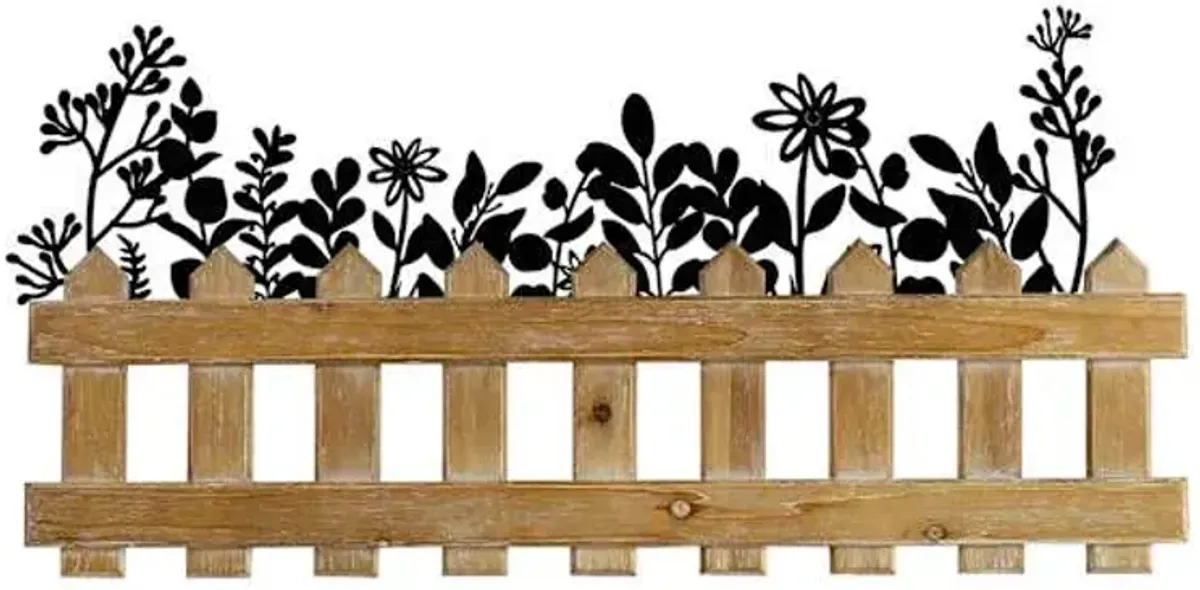 Fence with Flower, 31x14
