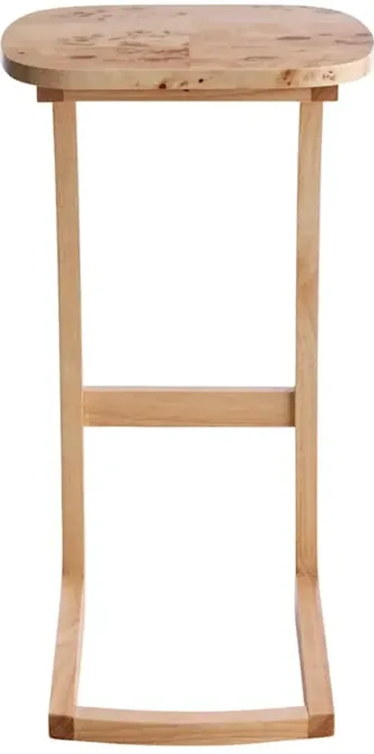 Crosby St. Colt Pull-Up Table, Burl Wood Finish
