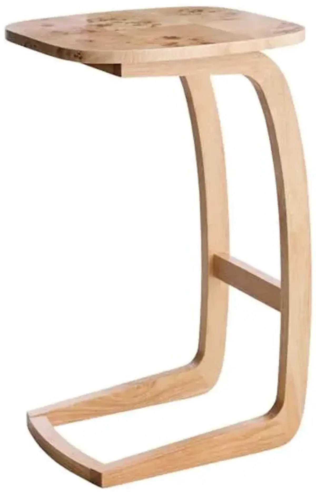 Crosby St. Colt Pull-Up Table, Burl Wood Finish