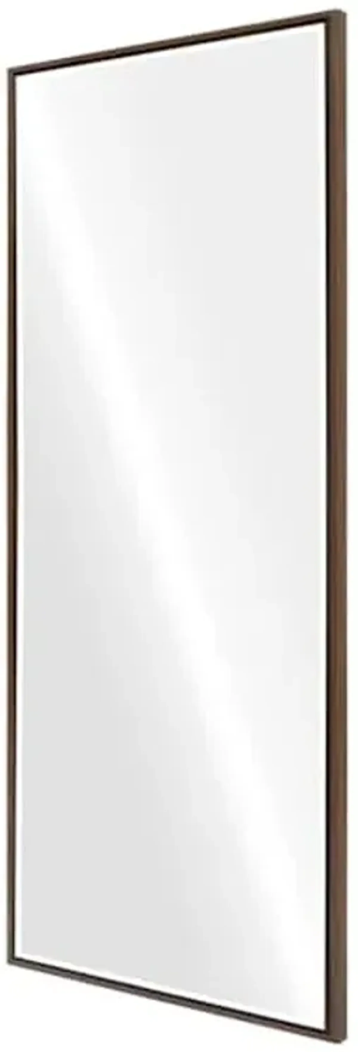 Walnut Leaner Mirror, 24x58