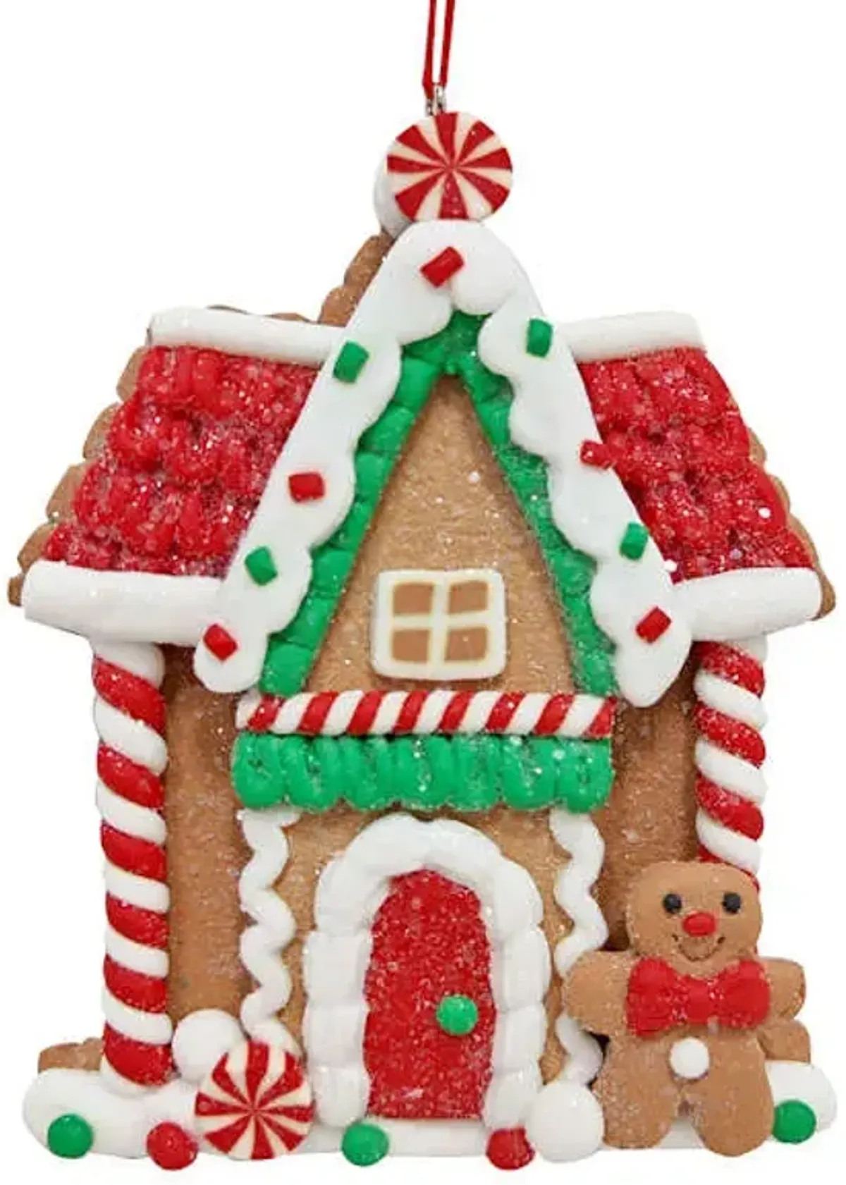 Claydough House Ornament, 4.5"