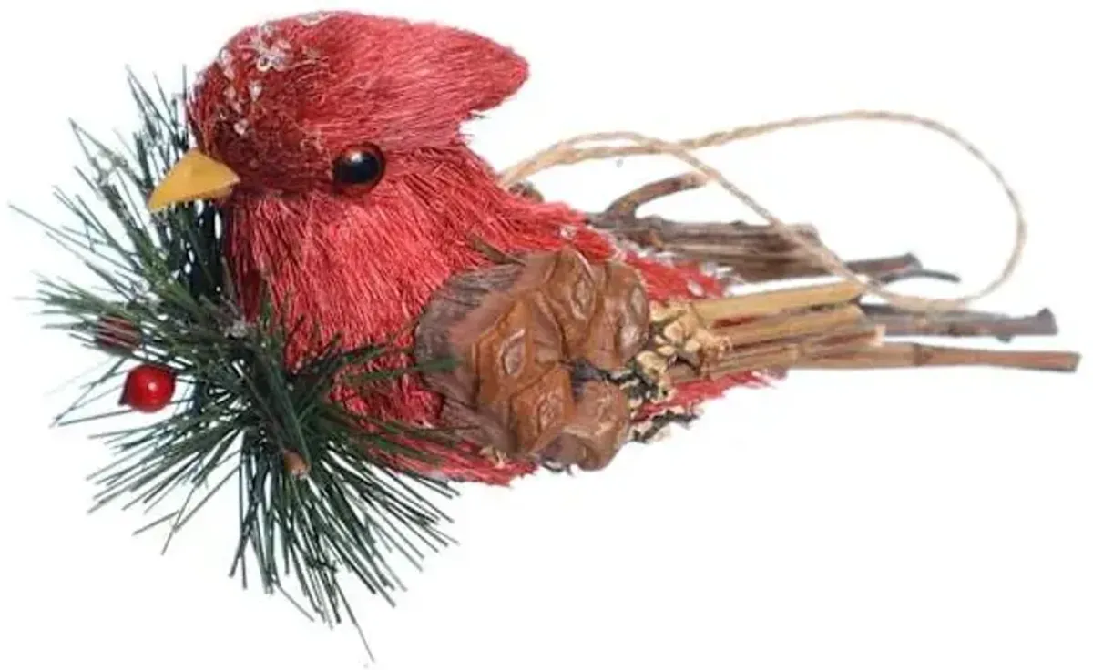 Cardinal Ornament, 5.5"
