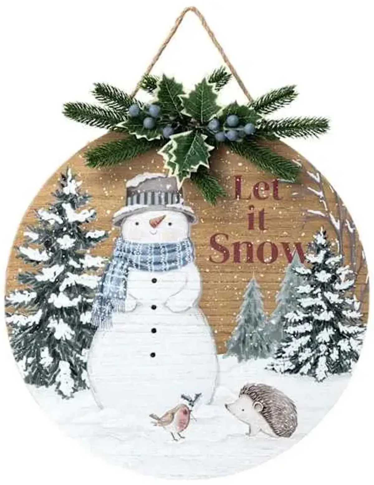 Snowman Wall Décor, 16"