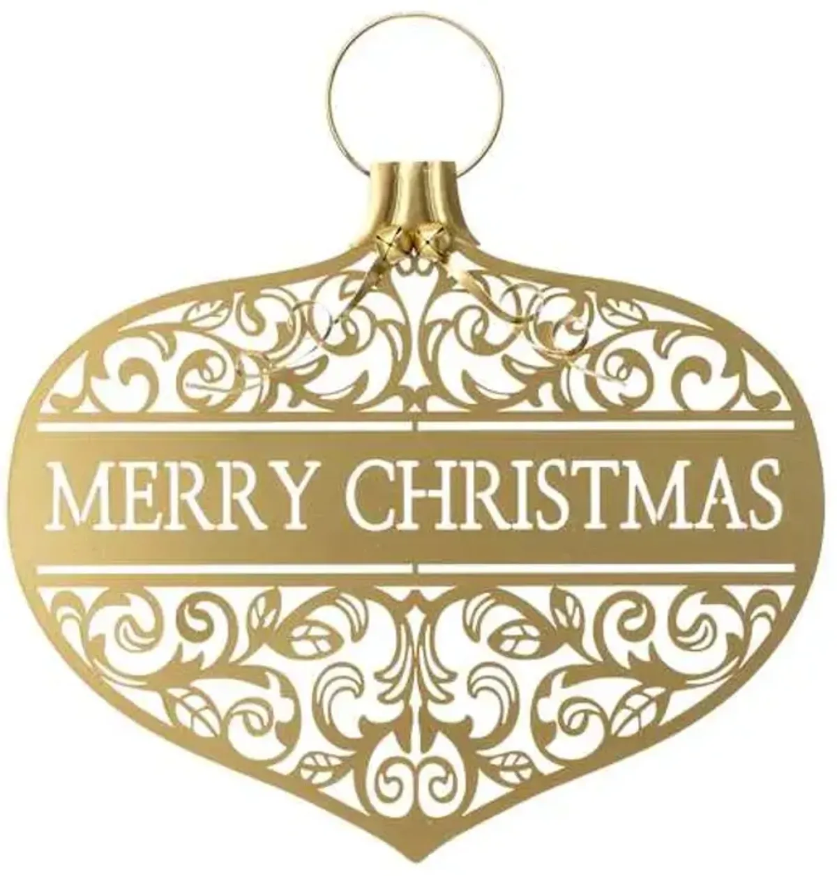 Metal Cutout Ornament Wall Decor, 20x21