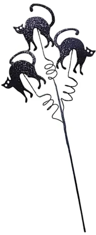 Halloween Cat Stem, 26"