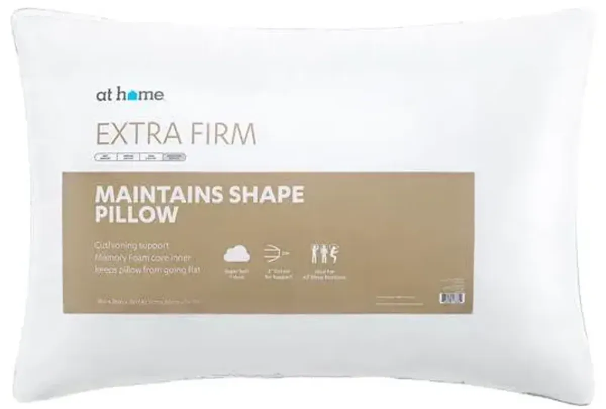 Extra Firm Bed Pillow, Standard/Queen