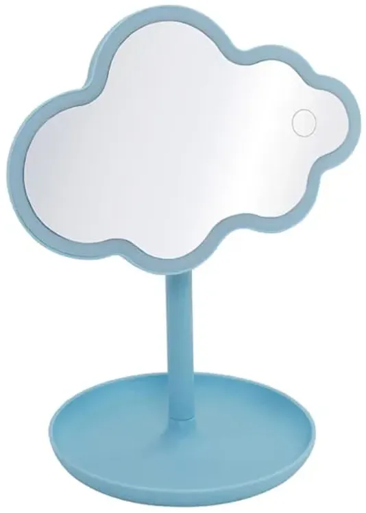 Blue Cloud LED Mirror with USB